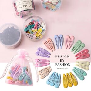 Horquillas coloridas con forma de gota de agua para niña, pinzas para el pelo, pasadores, Clips deslizantes, accesorios para el cabello, 10/20/30/40