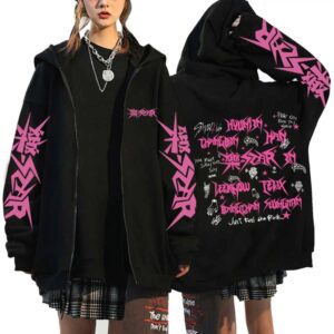 Straykids-Sudadera con capucha para hombre, chaqueta suelta de manga larga, abrigos Harajuku, Sudadera con capucha gótica informal, ropa de calle Y2K