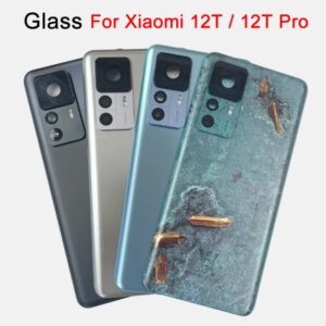 A +++ para Xiaomi 12T, cubierta trasera de batería, carcasa trasera Mi 12T Pro, piezas de repuesto