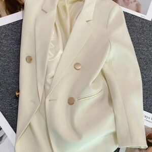 Chaqueta de lujo de moda coreana para mujer, abrigo de traje, Blazer informal deportivo elegante, ropa de mujer de Color sólido, primavera y otoño