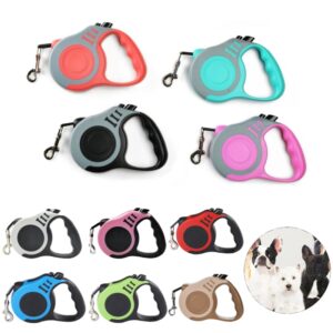 Correa de nailon resistente para perros pequeños, medianos y grandes, retráctil, automática, duradera, suministros para mascotas Yorkshire, 3m, 5m