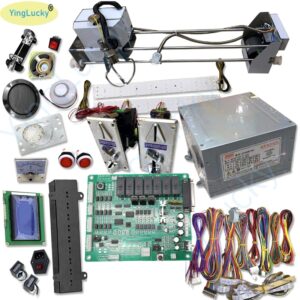 Máquina Expendedora de garra de grúa, juguete de felpa, 71cm inoxidable de tablero de juego, Joystick de pórtico, fuente de alimentación, aceptador de monedas, 1 kit