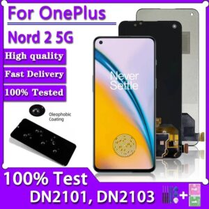 Pantalla LCD AMOLED Original de 6,43 pulgadas para OnePlus Nord 2, montaje de Panel digitalizador con pantalla táctil, 5G, DN2101, DN2103