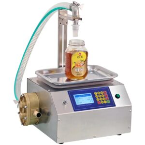 Máquina dispensadora de flujo de CSY-L15, tipo de pesaje, totalmente automática, líquido viscoso, pegamento de aceite comestible, salsa de sésamo y miel