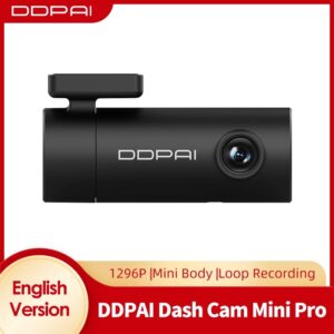 DDPAI-Cámara de salpicadero DVR para coche, Mini Pro HD, visión nocturna, 1296P, WiFi