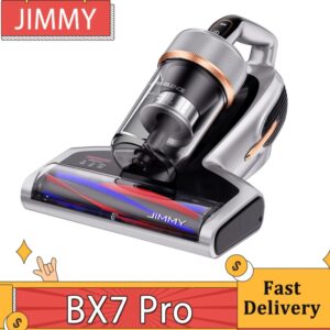 JIMMY-aspiradora antiácaros BX7 Pro, potente Motor de 700W, esterilización por UV-C, Mata 99.99% bacterias, 3 modos de pantalla LED para cama