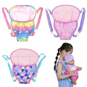 Bolsa de transporte de muñecas para niños, correa de mochila, accesorios de ropa para muñecas recién nacidas, regalo de cumpleaños de Navidad, 43cm, 45cm