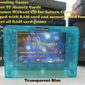 SAROO HDLoader-cartucho de juegos de lectura rápida, compatible con tarjetas Menory TF, sin CD, para consola SS, nueva versión