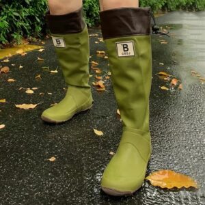 Botas de goma antideslizantes para mujer, zapatos ligeros de goma, Botas de lluvia de la sociedad de aves salvajes de Japón, wbsj, Japón