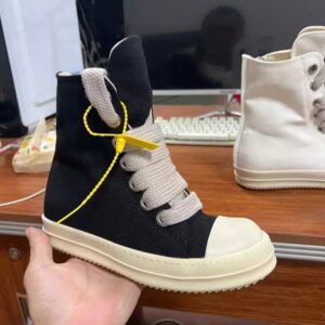 Dekherw-zapatos informales de lona con cordones para hombre y mujer, zapatillas de deporte de lujo con cremallera, zapatos planos de diseñador, color negro, talla grande