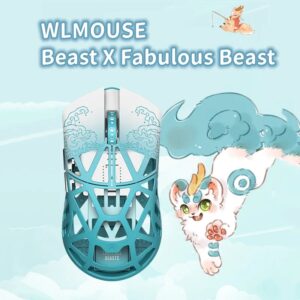 WLMOUSE Beast X, ratón fabuloso, 8K, PAW3395, aleación de magnesio, inalámbrico, FPS, para juegos, ligero, 39g