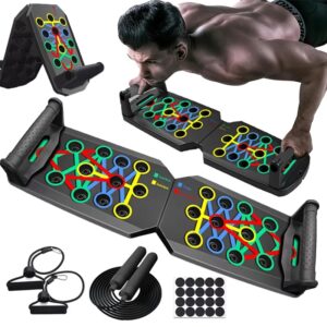 Juego de tablero de realce portátil, barra multifuncional, equipo de Fitness plegable para pecho, Abdomen, brazos/espalda, entrenamiento