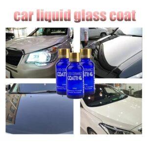 Capa de cerámica líquida para coche, juego de revestimiento de vidrio superhidrofóbico, polisiloxano y Nano materiales, cerámica para automóviles