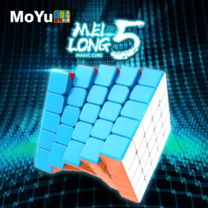 Moyu Meilong-Cubo mágico de velocidad, juguete profesional para aliviar el estrés, 5x5, MFJS Meilong 5, 5x5