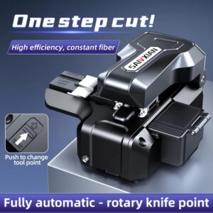 SAIVXIAN-cuchilla de fibra óptica M9 de un paso, cuchilla completamente automática de alta precisión, empalmador de fusión, cuchillo de corte, nuevo