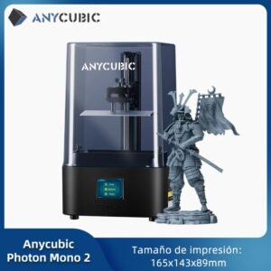 ANYCUBIC-impresora 3D Photon Mono 2, máquina de impresión de 6,6 pulgadas, 4K + SLA LCD, resina UV, alta velocidad, 2L, tamaño de impresión de volumen, 165x143x89mm