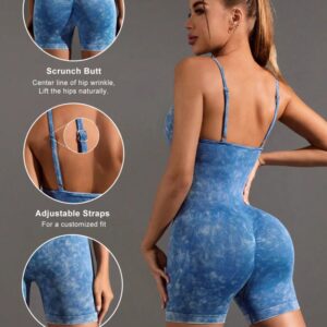 Mono de tirantes para mujer, ropa deportiva sin costuras para Fitness y deportes, adelgazamiento y estiramiento Abdominal, Yoga, realce de glúteos