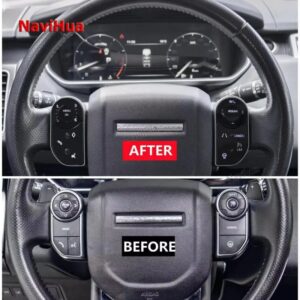 Navihua-navegador Gps Multimedia para coche, botones de volante para Land Rover Range Rover Sport L494 Vogue L405 2013-17