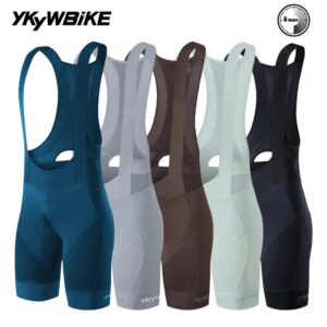 YKYWBIKE-pantalones cortos con pechera de ciclismo para hombre, mallas para bicicleta de carretera, con acolchado de 6 horas, Bélgica, 2024