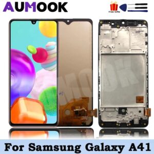 Pantalla LCD para móvil, montaje de digitalizador con panel táctil para Samsung Galaxy A41, A415, A415F, A415F/DS, A41, SM-A415F/DSN