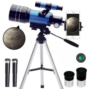 Telescopio astronómico profesional F30070, Monocular con Zoom de 150 veces, visión nocturna HD, Luna, estrella, AZM70300