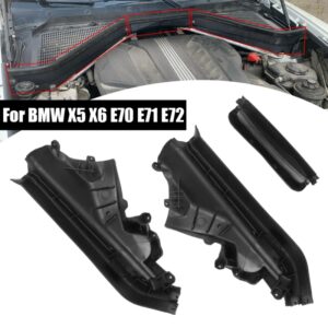 Compartimento superior del motor del coche, Panel de partición, izquierda y derecha, 3 piezas, para BMW X5, X6, E70, E71, E72, 51717169419, 51717169420, 51717169421