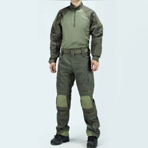 Traje táctico de camuflaje para hombre, camiseta de combate militar Multicam con capucha, Airsoft, Paintball, Camping y caza