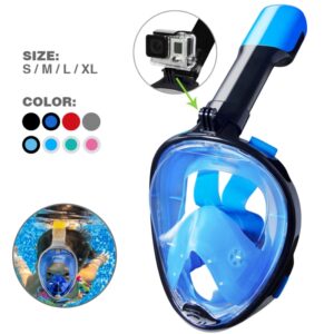 Máscara de buceo profesional para niños y adultos, máscara de esnórquel de cara completa, gafas antiniebla, equipo de natación
