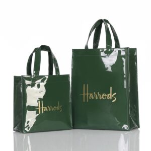 Bolso de mano de gelatina para mujer, bolsa de compras de flores ecológica, reutilizable, impermeable, de PVC, de hombro, nuevo estilo de moda