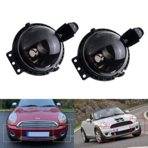 Luz antiniebla delantera para Mini Cooper R56 R57 Clubman R55 R58 R59, luz diurna sin bombillas L + R