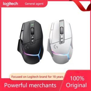 Logitech-ratón inalámbrico G502X Plus para juegos, dispositivo con luz RGB mixta, Micro movimiento, tipo EC, carga rápida, Esports