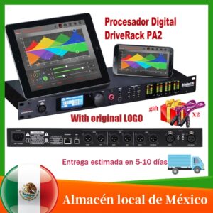 DriveRack-procesador de Audio Digital profesional, producto en México, PA2, Compatible con Software Original, 2 pulgadas, 6 salidas, administrador de altavoces