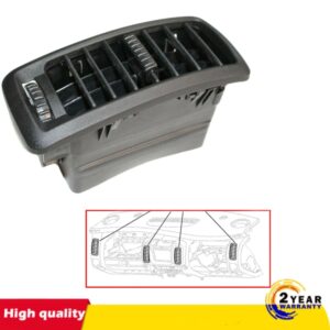 Difusor de rejilla de calefacción, Panel central para Renault Trafic, Opel, Vauxhall, Vivaro, Nissan, Primastar, dash, ventilación de aire, negro, 01-14