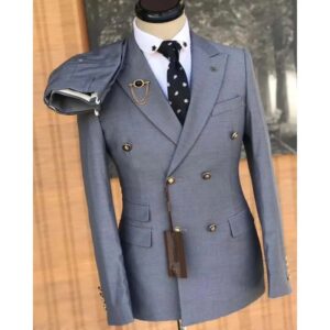 Blazer para hombre, conjunto de 2 piezas, trajes de alta calidad, pantalones, ropa de moda para fiesta, boda, esmoquin, chaquetas, disfraz, 2024 novio para blazer masculino ropa vestir