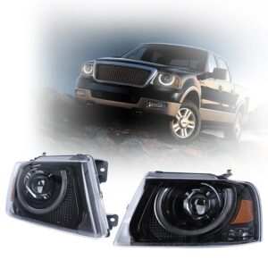Faro Led para Ford F150, accesorios con DRL y luz de señal de giro, 2004, 2005, 2006, 2007, 2008, nuevo diseño