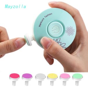 Cortauñas eléctrico para bebé, herramienta pulidora de uñas para niño, tijeras de manicura infantil, Kit de higiene para bebé, cortador de uñas para recién nacido