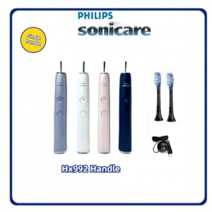 Philips Sonicare-cepillo de dientes eléctrico sónico, serie 9000, Hx992, con 2 cabezales Philips G3 SmartSeries