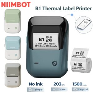 Niimbot-Impresora térmica de etiquetas B1/B21, máquina de impresión autoadhesiva inalámbrica de bolsillo, Bluetooth, sin tinta, precio