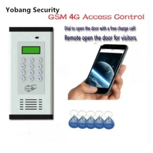 Yobang-intercomunicador inalámbrico GSM/4G, timbre para apartamento de seguridad Llama al teléfono para abrir el diálogo