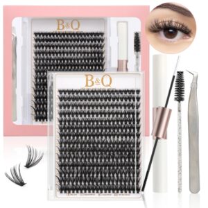 AILAISHI-Kit de extensión de pestañas, Kit con 280 piezas, 30D40D, unión y sellado, removedor de pegamento, accesorios de pegamento
