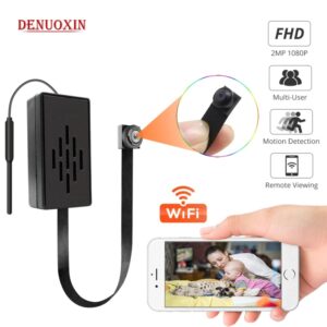 Minicámara IP portátil con detección de movimiento, videocámara inalámbrica P2P, grabación en bucle con batt, HD 1080P, 4K, WiFi