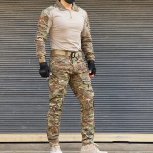 Trajes tácticos para exteriores, camisas de caza, pantalones Cargo, conjuntos de ropa de entrenamiento Airsoft Paintball, ropa resistente al desgaste para hombres