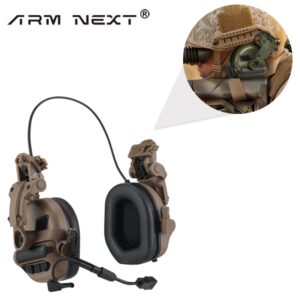 ARM NEXT F30 auriculares de amplificación de sonido antiruido para exteriores, orejera de tiro electrónica, Protector auditivo táctico para caza