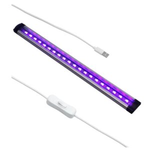 Tubo de luz UV USB de alta calidad para póster de luz negra, arte UV, luz ultravioleta para dormitorio, Halloween y luz negra