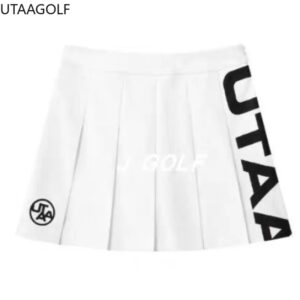 Falda plisada con letras de Golf para mujer, Falda corta deportiva, antiexposición, informal, nueva moda, 2024