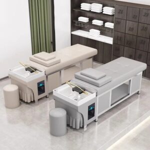 Cama de champú taise Stijl Kapsalon Special Met, hervidor de agua, Circulatie, Sudadera con capucha, cama de terapia