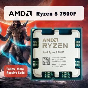 Procesador de CPU AMD Ryzen 5 7500F R5 7500F 3,7 GHz 6-Core 12-Thread, 5nm L3 = 32M 100-000000597 Socket AM5 sin enfriador, nuevo