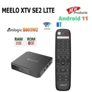 Meelo-TV BOX Plus XTV SE2 Lite, Android 11, Amlogic S905W2, 4K, 2 GB de RAM, 8 GB de ROM, BT, My1tv vs, xtv air