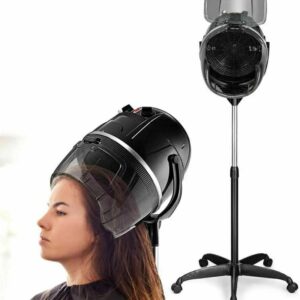 Secador de pelo profesional con Capucha ajustable, herramienta de peinado para salón, temporizador de temperatura ajustable