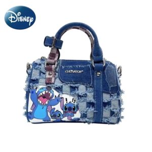 Bolso de hombro de Disney para mujer, bolso de mano de punto de dibujos animados, bolso cruzado de alta calidad, regalo de cumpleaños a la moda para novia